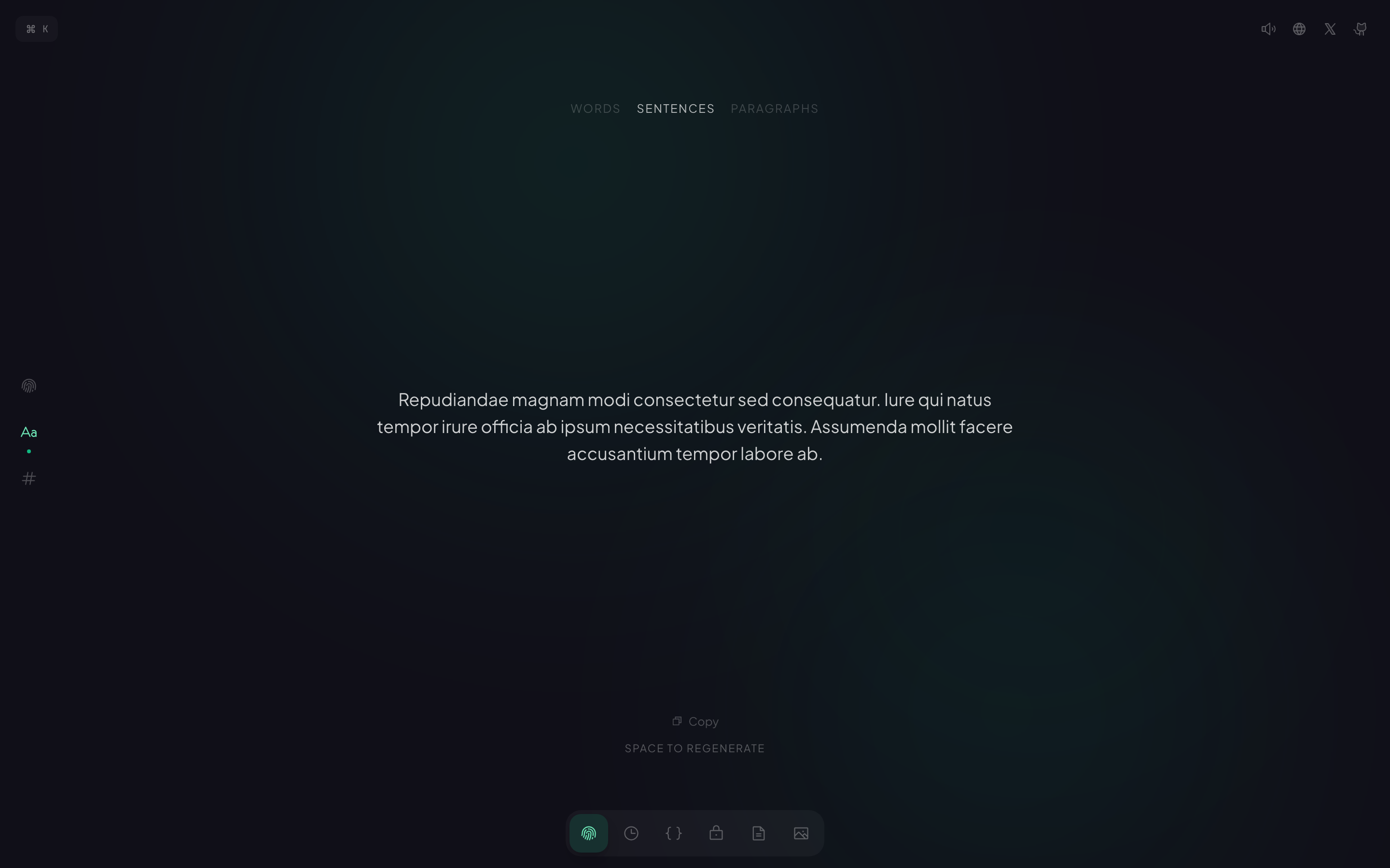 Lorem ipsum — placeholder text generator